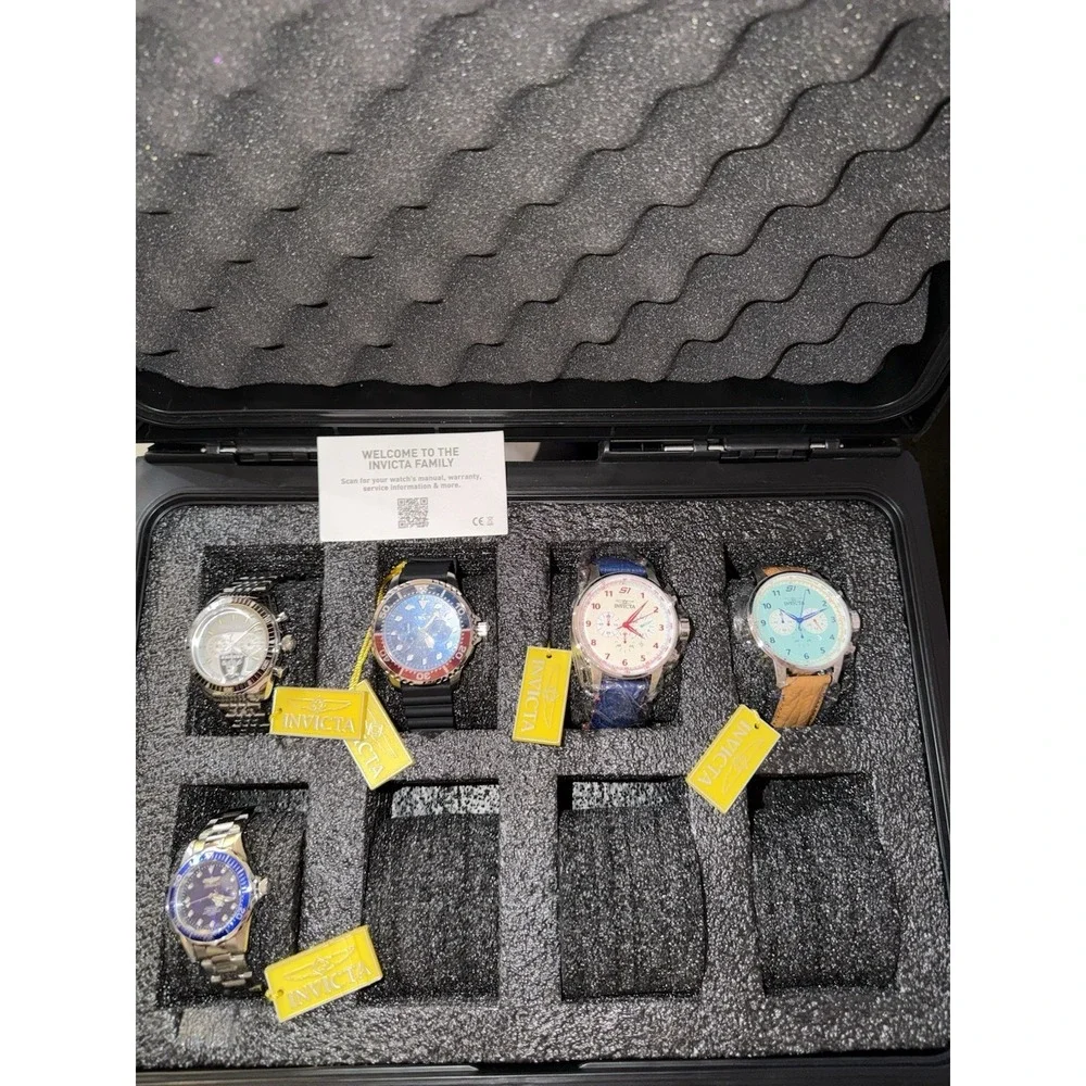 Invicta Swiss Watches Lot Of 5 All‎ New With Raiders Case
